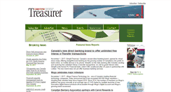 Desktop Screenshot of canadiantreasurer.com