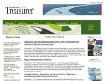 Tablet Screenshot of canadiantreasurer.com